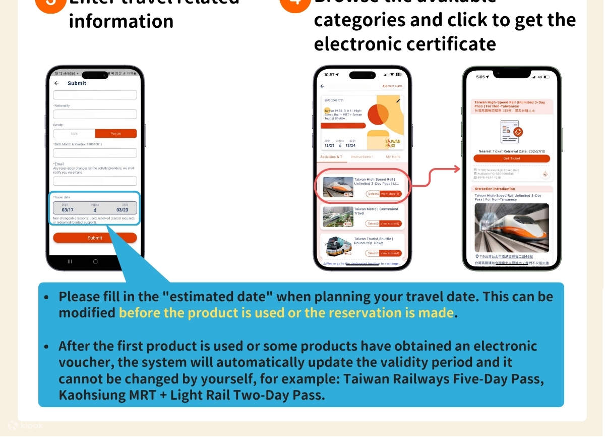 [Taiwan PASS] Tren de Alta Velocidad + MRT + Taiwan Tourist Shuttle